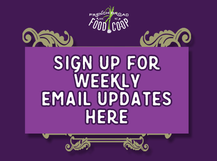 Sign Up for Our Weekly Emails Here