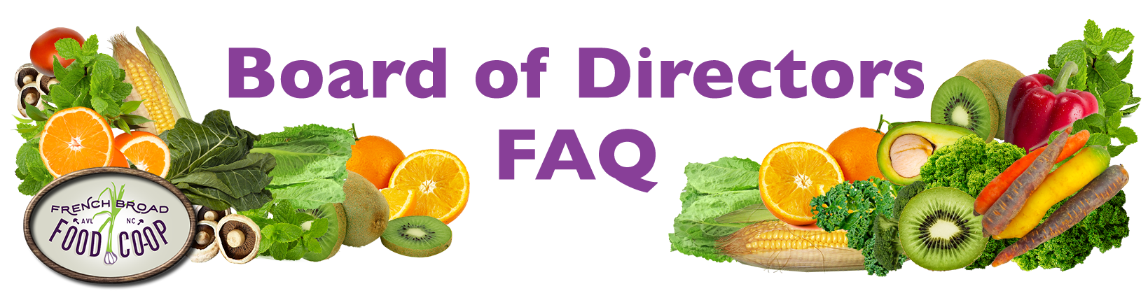 Board of Directors FAQ section header.