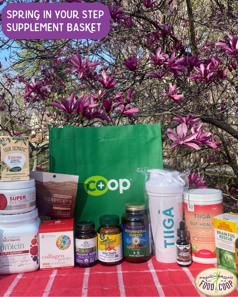 “Spring in your Step” Supplement Basket 
