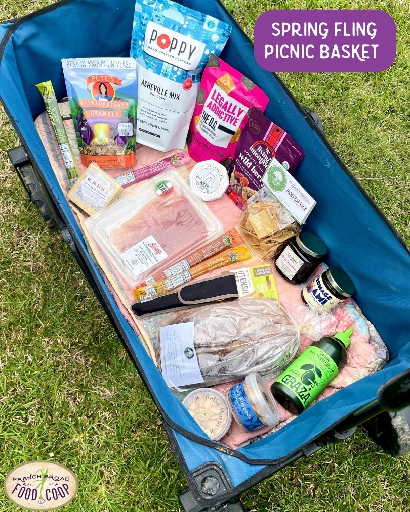 “Spring Fling” Picnic Basket 
